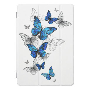 Blue Flying Butterflies Morpho iPad Pro Cover