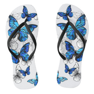 Blue Flying Butterflies Morpho Thongs