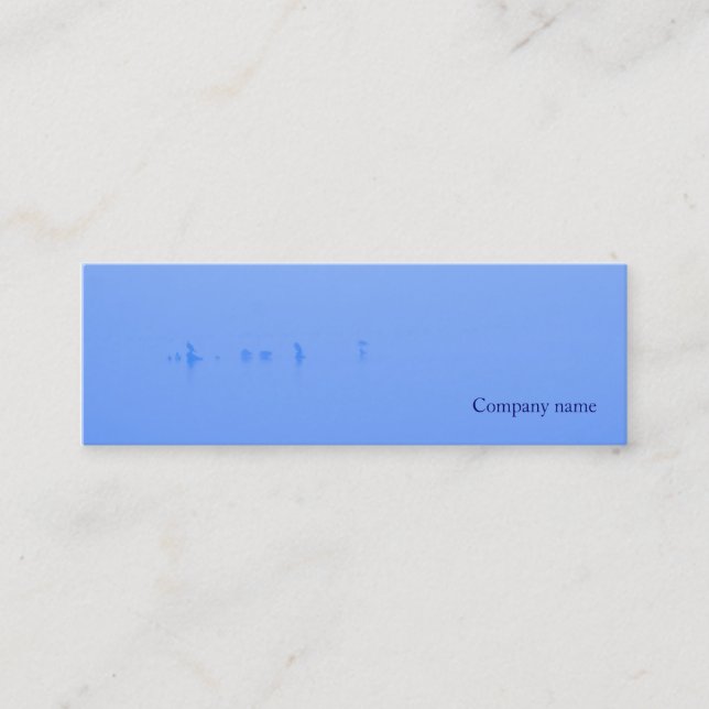 Blue fog mini business card (Front)