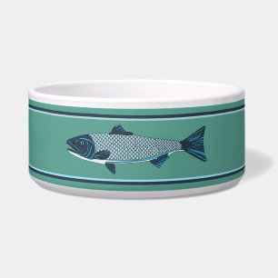 Blue Folk Art Trout/Salmon
