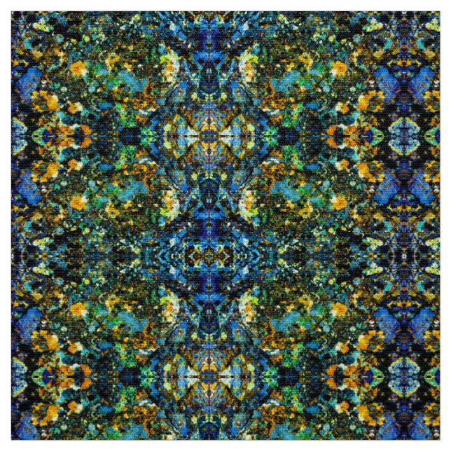Blue Fools Gold Fabric (Swatch)