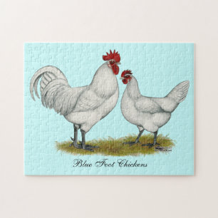 Blue Foot Chickens Jigsaw Puzzle
