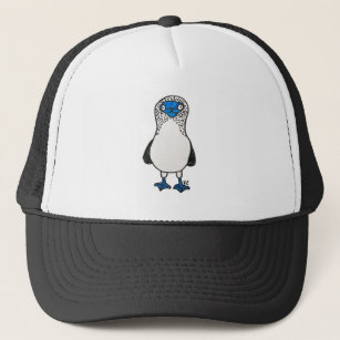 Blue Footed Galapagos Booby Bird Trucker Hat