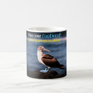 Blue footed gannet  coffee mug