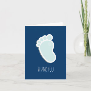 Blue Footprint Thank You
