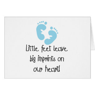 Blue Footprints Little Feet Big Imprints