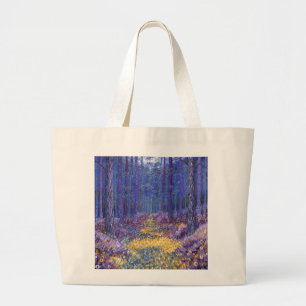 Blue Forest 2 2012 Large Tote Bag