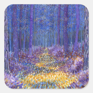 Blue Forest 2 2012 Square Sticker
