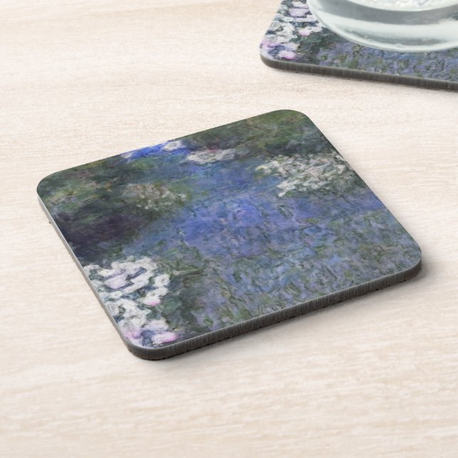 Blue Forest Path Impressionist Oilpaint Coaster (Left Side)