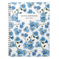 Blue Forget-Me-Not Floral | Botanical Cottagecore