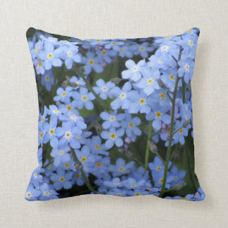 Blue Forget-Me-Nots Pillow