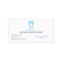 Blue Formal Dental Dentist Teeth logo
