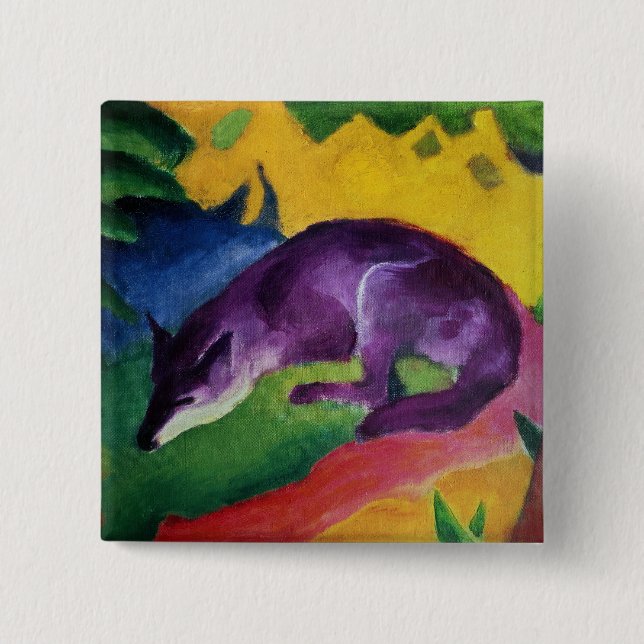 Blue Fox, 1911 15 Cm Square Badge (Front)