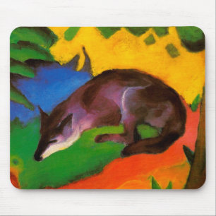 Blue Fox By Franz Marc Mouse Pad