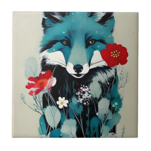 Blue Fox Ceramic Tile