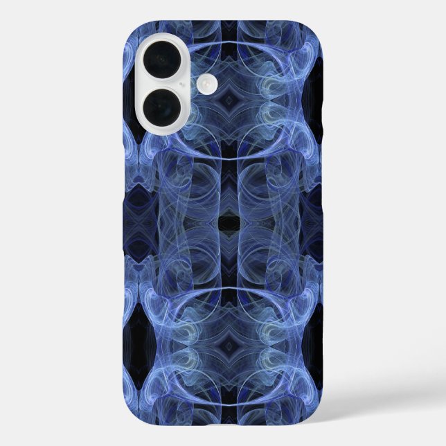 Blue Fractal-adjusts to all cases (Back)