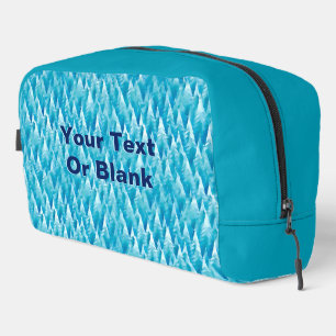 Blue Fractal Forest Dopp Kit