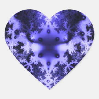 Blue Fractal Stickers