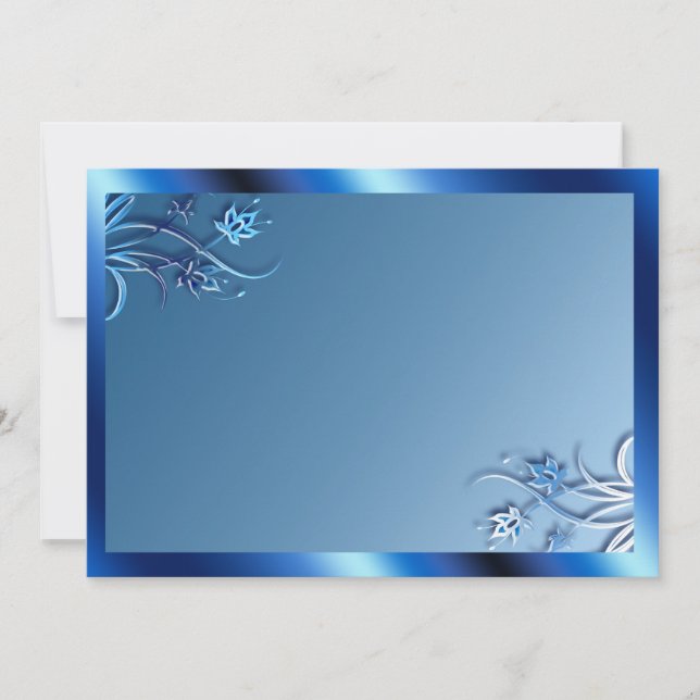 Blue Frame Invitation (Front)