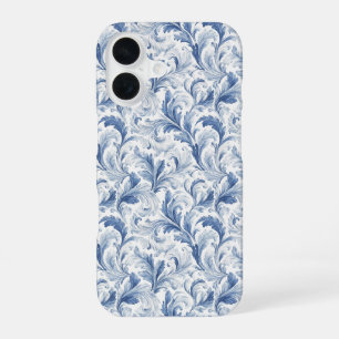 Blue French Country Toile Pattern  iPhone 16 Case