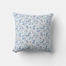 Blue French Floral