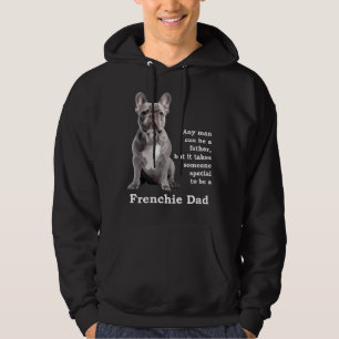 Blue Frenchie Dad Hoodie