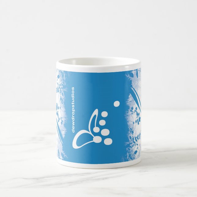 blue freshness in a mug! coffee mug (Center)