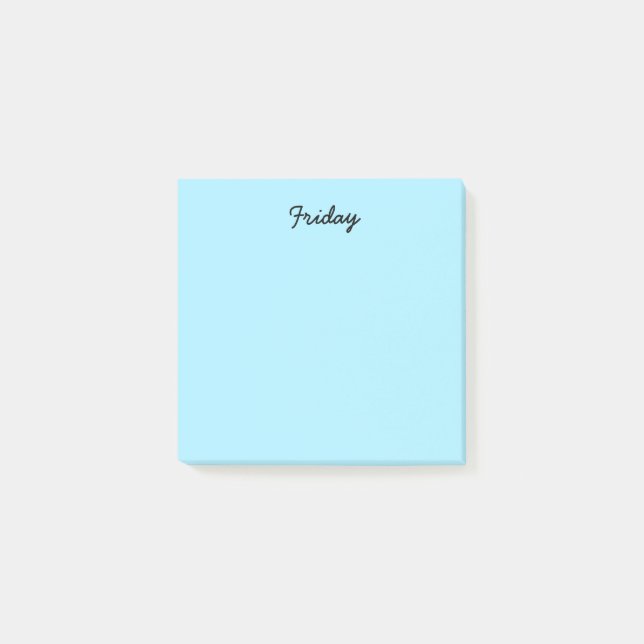 Blue Friday Post-it Notes (Front)
