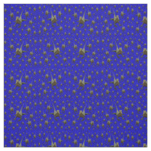 Blue Frill Neck Lizard Pattern, Fabric