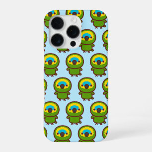 Blue-fronted amazon iPhone 16 pro case