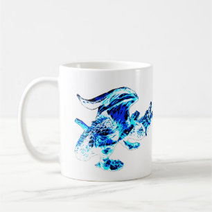 Blue Frost Dragon Mug