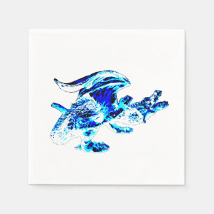 Blue Frost Dragon x 50 Napkin