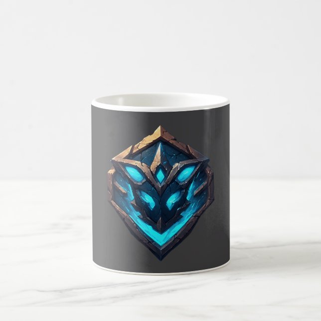 Blue Frost Rune Emblem Coffee Mug (Center)