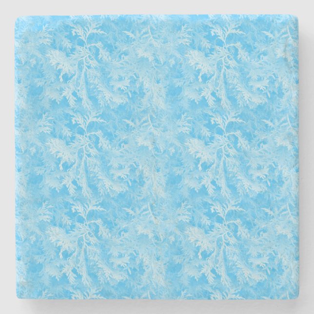 Blue Frost Stone Coaster (Front)