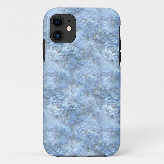 Blue Frosted Glass Case-Mate iPhone Case (Back)