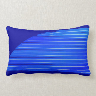 Blue Frosted Wings Lumbar Cushion