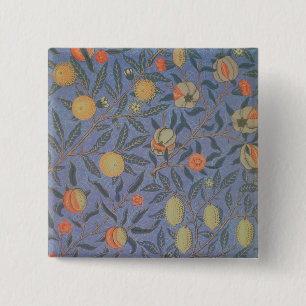 Blue Fruit' or 'Pomegranate' 15 Cm Square Badge