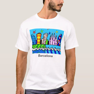 Blue Fun from Barcelona T-Shirt