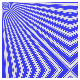 Blue Funky Sun Rays Background Fabric