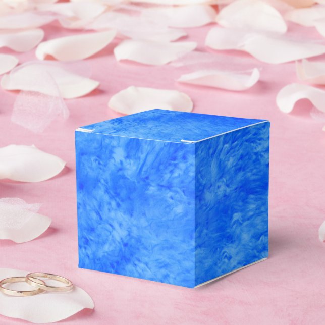 Blue Fur Frenzy Favour Box (Wedding)
