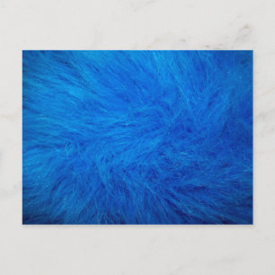 Blue Fur Postcard