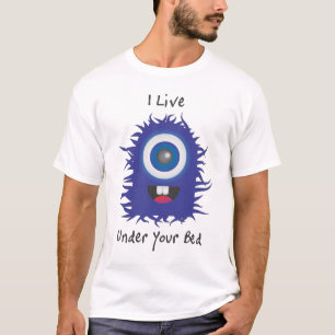 Blue Furry Monster T-Shirt
