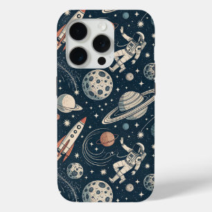 Blue Galaxy Adventure iPhone 15 Pro Case