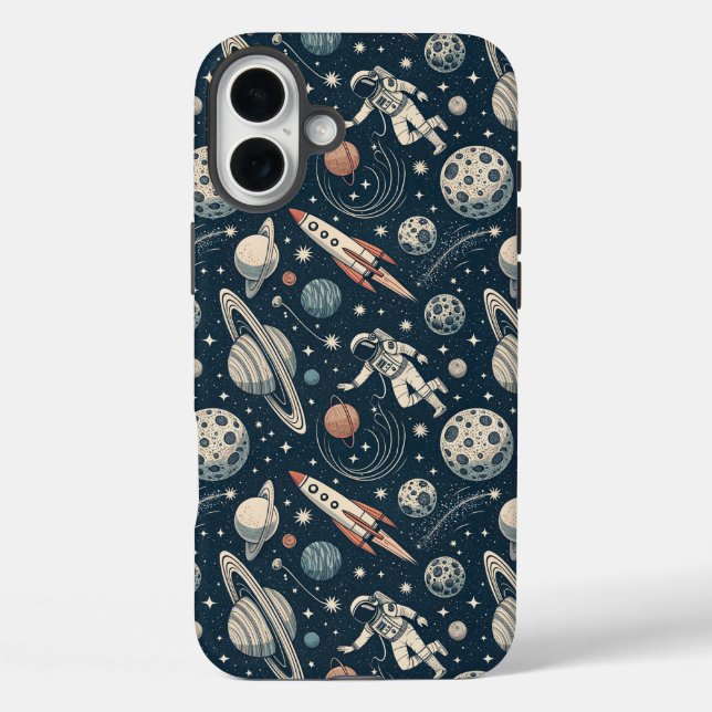 Blue Galaxy Adventure Case-Mate iPhone Case (Back)