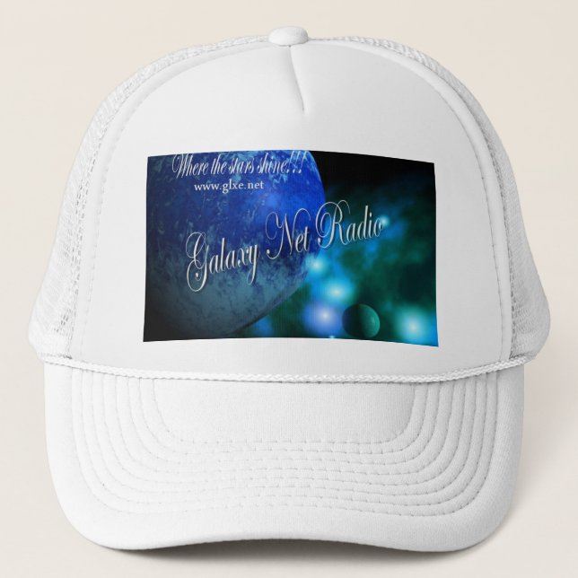 Blue Galaxy Net Radio Hat (Front)