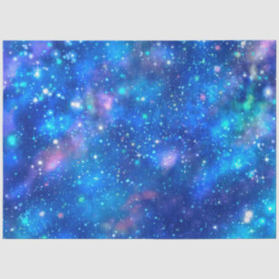 Blue Galaxy Series Design 9 Tissue Paper