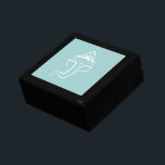 Blue Ganesha Keepsake Boxes<br><div class="desc">Perfect keepsake box or jewellery box for the bride,  bride's maids or anyone starting a new beginning.  Customise with a person's name or a special message.  Ganesha is the Hindu God of Obstacles and New Beginnings.</div>
