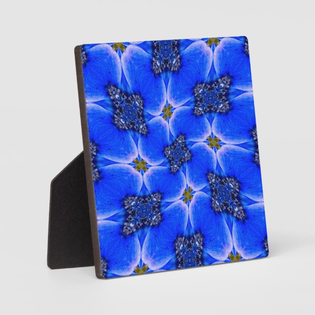 Blue Garden Anemone Pattern Plaque (Front)