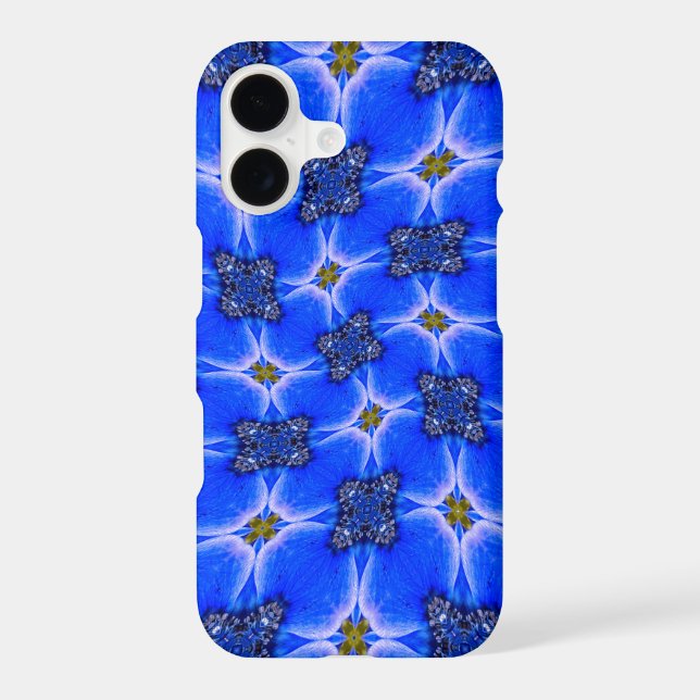Blue Garden Anemone Pattern Samsung Galaxy S21 Case (Back)
