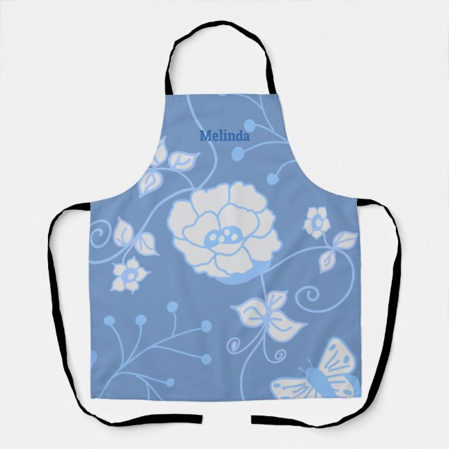 Blue Garden Apron (Front)